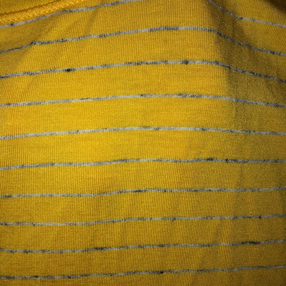 Calia by Carrie Underwood Yellow Striped Tee - Picture 8 of 8